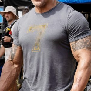 Distressed Print T-Shirt