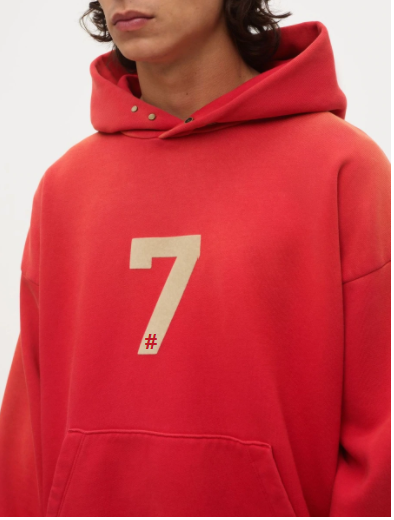#7 Hoddie women red front1 7