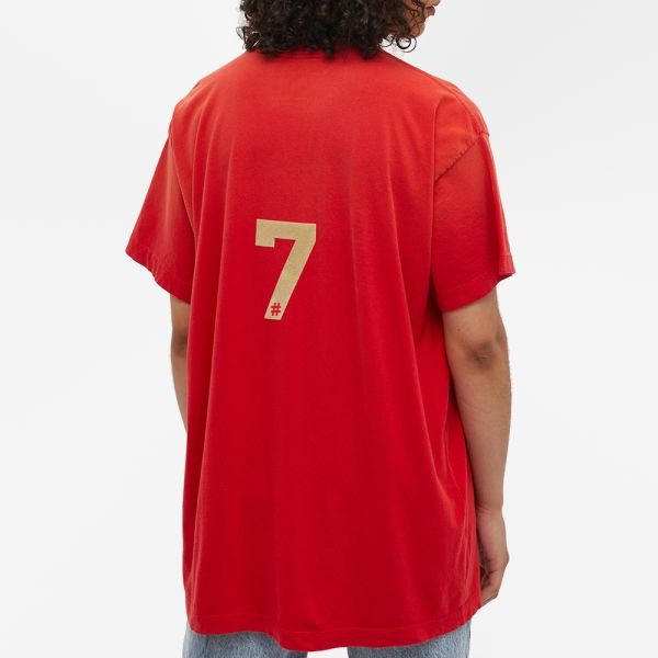 #7 unisex Tee red back 2